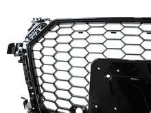 Wabengrill Kühlergrill Frontgrill Schwarz Glanz für Audi TT 8S Grill FV S Line TT Roadster 15-18 fg276