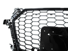 Wabengrill Kühlergrill Frontgrill Schwarz Glanz für Audi TT 8S Grill FV S Line TT Roadster 15-18 fg276