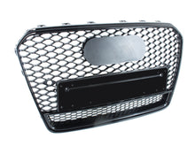 Schwarz Frontgrill Kühlergrill für AUDI A5 Wabengrill 8T S Line Facelift 12-16 fg283
