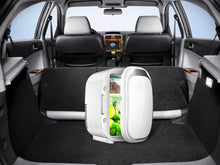 2 In 1 Mini Kühlschrank Tragbare Schrankbox AC/DC Weiß 4L für Auto Büro Zimmer Outdoor