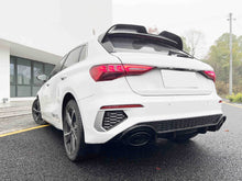 Diffusor Heckdiffusor Schwarz für Audi A3 8Y 35 TFSI S Line S3 2020-2024