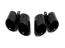 Sport Auspuff Auspuffblenden Endrohre Schwarz GTS Optik für Porsche Panamera 2018 2019 2020 2021 2022 Benzin et158