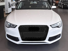 Schwarz Frontgrill Kühlergrill für AUDI A5 Wabengrill 8T S Line Facelift 12-16 fg283