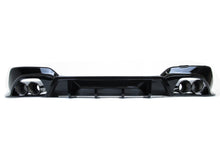Heckdiffusor Diffusor Auspuff Schwarz für BMW 3er G20 Limo G21 M Sport Paket 19-22