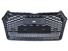 Schwarz Glanz Wabengrill Front Grill für Audi Q5 FY Kühlergrill 2017-2020 mit PDC