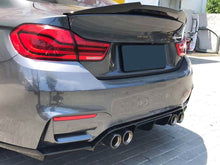 Heckdiffusor Diffusor + Auspuffblenden Schwarz Passend für BMW M3 F80 M4 F82 F83 14-21