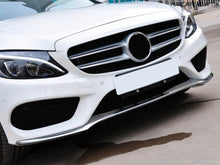 Chrom Front Spoiler Stoßstange Lippe für Mercedes W205 Spoilerlippe S205 A205 C205 AMG Line C43 15-18 di99