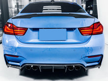 Heckdiffusor Diffusor Carbon Look V Style Passend für BMW M3 F80 M4 F82 F83 2015-2020