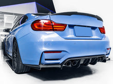 Heckdiffusor Diffusor Carbon Look V Style Passend für BMW M3 F80 M4 F82 F83 2015-2020