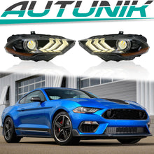 NEU LED-Scheinwerfer Frontscheinwerfer für Ford Mustang 2018-2020 Projektor mit dual Len-Strahlen