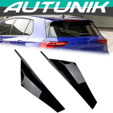 Heckspoiler Seiten Spoiler Heckflügel Schwarz für VW Golf VIII 8 2020+
