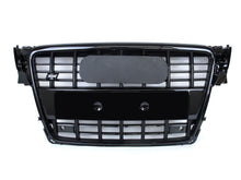 Schwarz Kühlergrill Wabengrill Frontgrill für Audi A4 S4 B8 Avant Limo 2008-2011 fg224