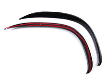 Aero-Kits Flaps Flossen Vorne Flaps Schwarz Glanz für Mercedes Benz C Klasse W205 C205 S205 AMG-Line 2019-2023