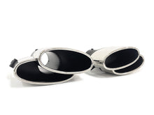 NEU Silber Auspuffblende Endrohre Blenden Passend für AUDI BMW Mercedes Universal 72-75mm et281