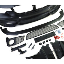Sport Front Stoßstange + Spoilerlippe Schwarz Passend für BMW 3er F30 F80 Limo F31 Touring 2011-2019