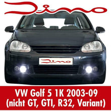 LED-Tagfahrlicht Rund komplett R87 für VW Golf V 5 1K 2003-2009 mit E-Prüfzeichen