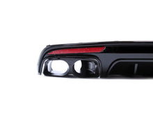 Diffusor Heckdiffusor + Auspuffblenden Schwarz für Mercedes S-Klasse W222 V222 AMG Line 2013-2017 di136
