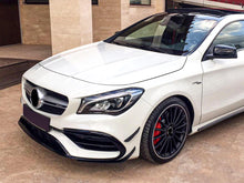 Front Stoßstange Flaps Spoiler Lippe Schwarz Glänzend für Mercedes CLA W117 AMG Line 2016-2019 pz72