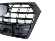 Schwarz Frontgrill Kühlergrill Grill für Audi Q5 FY 17-20 mit PDC