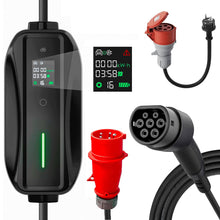 Typ 2 Ladekabel CEE 11kw 6-16A 7M Mobile Wallbox für Elektroautos Hybrid E-Auto