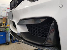 NEU Carbon Optik Front Stoßstange Aero Flaps Splitter Passend für BMW M3 F80 M4 F82 F83 2014-2020