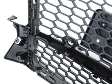 Wabengrill Kühlergrill Frontgrill Schwarz Glanz für Audi TT 8S Grill FV S Line TT Roadster 15-18 fg276