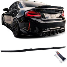 Schwarz Glanz Spoiler Heckspoiler Passend für BMW 2er F22 Coupe 2013-2022