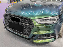 Schwarz Grill Kühlergrill Wabengrill für AUDI A3 S3 8V ohne ACC S Line MOPF 16-20 fg164