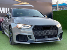 Schwarz Kühlergrill Frontgrill für AUDI A3 8V Wabengrill mit ACC S Line MOPF 2016+ fg170
