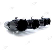 Heckdiffusor Diffusor Auspuff Endrohr Schwarz für Mercedes W205 S205 AMG Line 14-21 di26