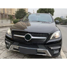 Schwarz Kühlergrill Diamantgrill Front Grill für Mercedes Benz M Klasse ML W166 ML 300 2011-2015 fg97