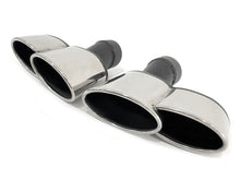 Silber Auspuffblende Endrohre Blenden Passend für AUDI BMW Mercedes Universal 70-73mm et288