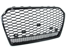 Wabengrill Kühlergrill Grill Schwarz für Audi A6 S6 C7 4G Limo Avant 2015-2018
