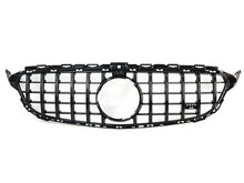 Schwarz Kühlergrill Front Grill GT Panamericana für Mercedes W205 C205 S205 A205 14-18