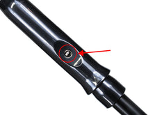 Höhenverstellbar Regenschirm Leicht Stockschirm Schwarz mit Gehstock Gehhilfe