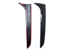 Seitenflügel Vertikale Spoiler Heckspoiler Flaps Schwarz Glanz für AUDI A4 B8 Allroad Avant 2009-2016 od54