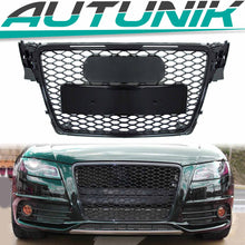 Front Grill Kühlergrill Wabengrill Schwarz für AUDI A4 B8 Limo Avant 07-11 fg88