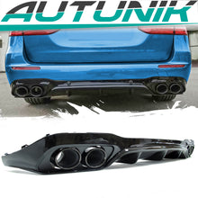 NUR BENZIN E53 Heckdiffusor Diffusor Auspuff Schwarz für Mercedes W213 Diffusor S213 AMG Line 16-19 di25