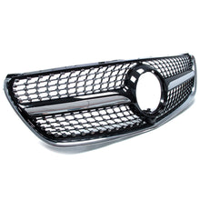 Diamantgrill Kühlergrill Front Grill Schwarz & Silber für Mercedes V-Klasse W447 2014-2019 Vor MOPF