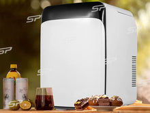 2 In 1 Mini Kühlschrank Tragbarer Getränkekühlschrank AC/DC 10 Liter für Auto Büro Zimmer Camping Outdoor