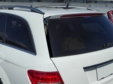 Schwarz Glanz Vertikale Heck Spoiler Flaps (1 Paar) für Mercedes Benz C Klasse S204 T-Model 2007-2014 pz45