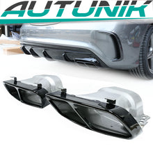 Autunik Auspuffblenden Endrohrblende für Mercedes Benz W176 A45 AMG CLA Klasse C117 X117 CLA 45 AMG et47