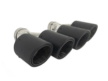 Matt Carbon Duplex Sportauspuff Auspuffblenden Endrohre Passend für AUDI BMW VW Universal 60-64mm et257
