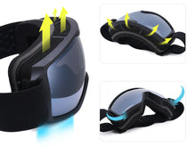 OTG Skibrille Erwachsene Snowboardbrille UV-Schutz Kompatibler  Anti Fog Skibrillen für Herren Damen