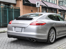 Auspuffblende Endrohre Endrohrblende Schwarz für Porsche Panamera 970 2009-2013 et215