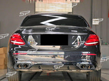 NUR BENZIN E53 Heckdiffusor Diffusor Auspuff Schwarz für Mercedes W213 Diffusor S213 AMG Line 16-19 di25