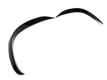 Aero-Kits Flaps Flossen Vorne Flaps Schwarz Glanz für Mercedes Benz C Klasse W205 C205 S205 AMG-Line 2019-2023
