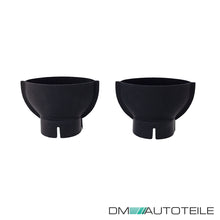 Schwarz glanz Heckdiffusor Diffusor Auspuff für Audi TT 8S FV ab 2014