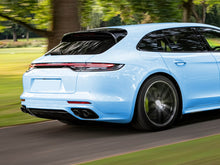 Schwarz Auspuffblenden Blenden Endrohr für Porsche Panamera 4S 17-23 et165