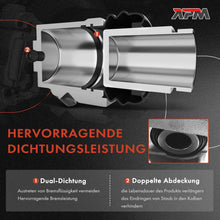 2x Bremssattel Vorne L+R 48mm 12.6mm für Alfa Romeo 1750-2000 105 Spider 105 115
